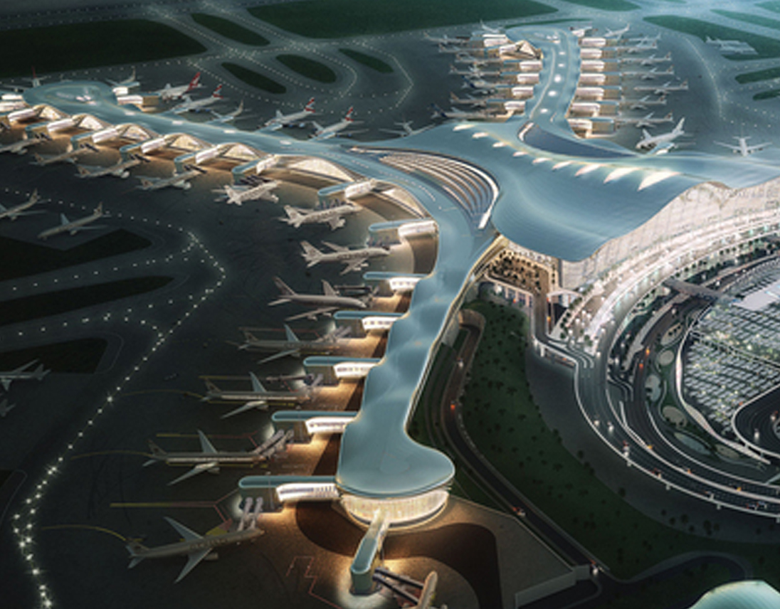 Opening of the new Abu Dhabi's main airport complex building in December 2017